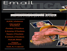 Tablet Screenshot of emailerotica.com